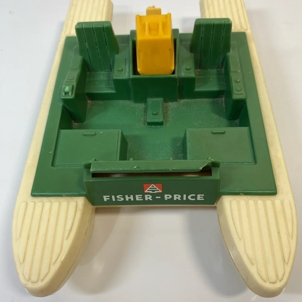 Fisher Price -‎ Adventure People - Wilderness Patrol Pontoon Boat - Vintage 1977